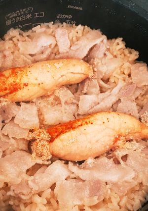 明太子の炊き込みご飯-レシピのメイン写真