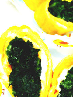 ほうれん草の玉子巻き-レシピのメイン写真