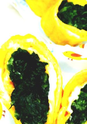 ほうれん草の玉子巻き-レシピのメイン写真