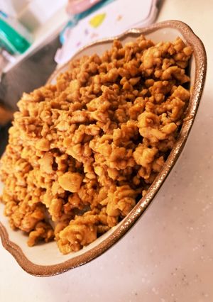木綿豆腐でそぼろ丼！ヘルシー！-レシピのメイン写真