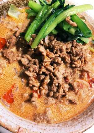 漢気簡単ヘルシー担々麺-レシピのメイン写真