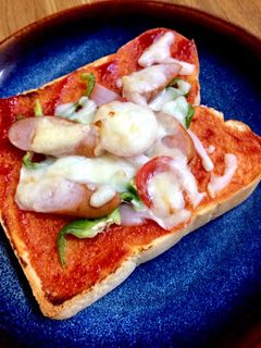 チャチャッとピザトースト-レシピのメイン写真