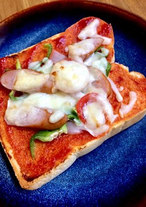 チャチャッとピザトースト-レシピのメイン写真