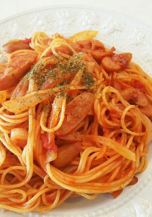 使いきり！煮込みハンバーグソース パスタ-レシピのメイン写真
