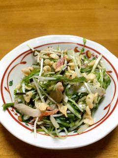 水菜のタヌキサラダ-レシピのメイン写真