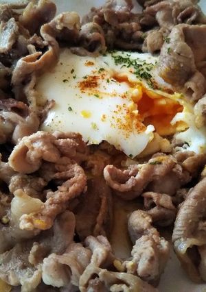 豚肉の巣ごもり卵-レシピのメイン写真