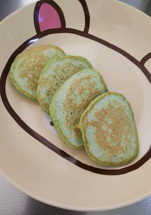 ベジおやつ！ほうれん草パンケーキ-レシピのメイン写真