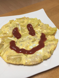 シーチキンとポテトの卵焼き-レシピのメイン写真