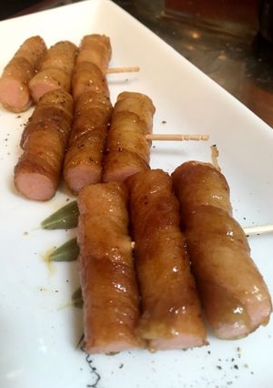 魚肉ソーセージ肉巻き-レシピのメイン写真