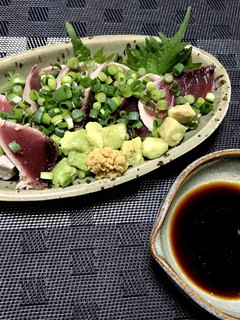 生カツオをタタキ風に☆湯通しで♪-レシピのメイン写真