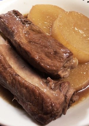 大根とスペアリブの甘辛しゅうゆ煮-レシピのメイン写真
