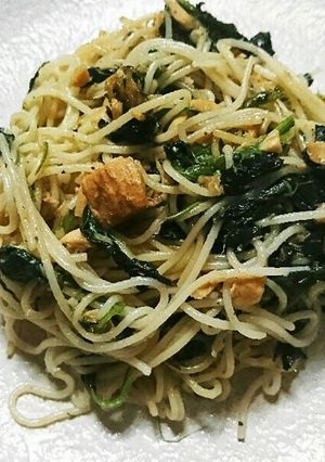 ほうれん草とツナのパスタ-レシピのメイン写真