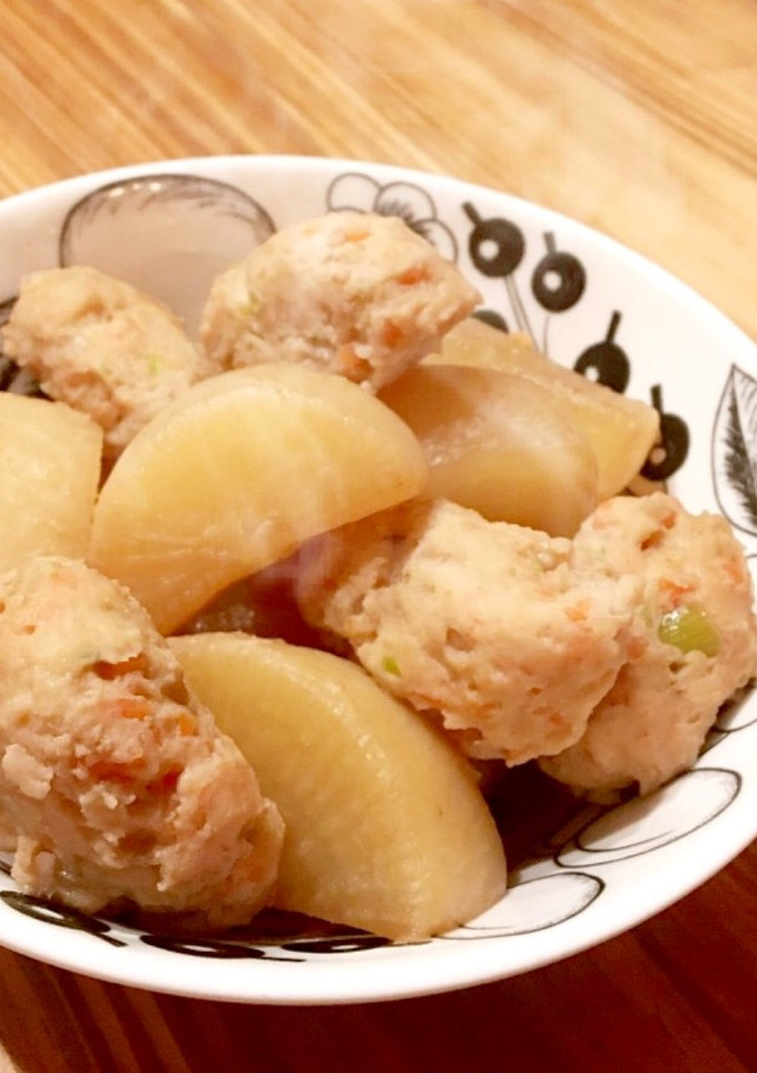 大根と鶏団子の旨味たっぷり煮-レシピのメイン写真