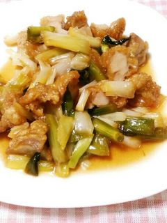 鶏唐揚げとネギの甘酢炒め-レシピのメイン写真