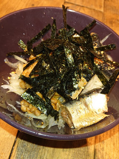 混ぜるだけ！いわし缶と納豆の和え物-レシピのメイン写真