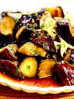 茄子とエリンギの麺つゆ炒め-レシピのメイン写真