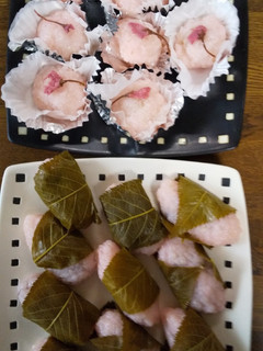 簡単炊飯器で美味しい桜餅-レシピのメイン写真