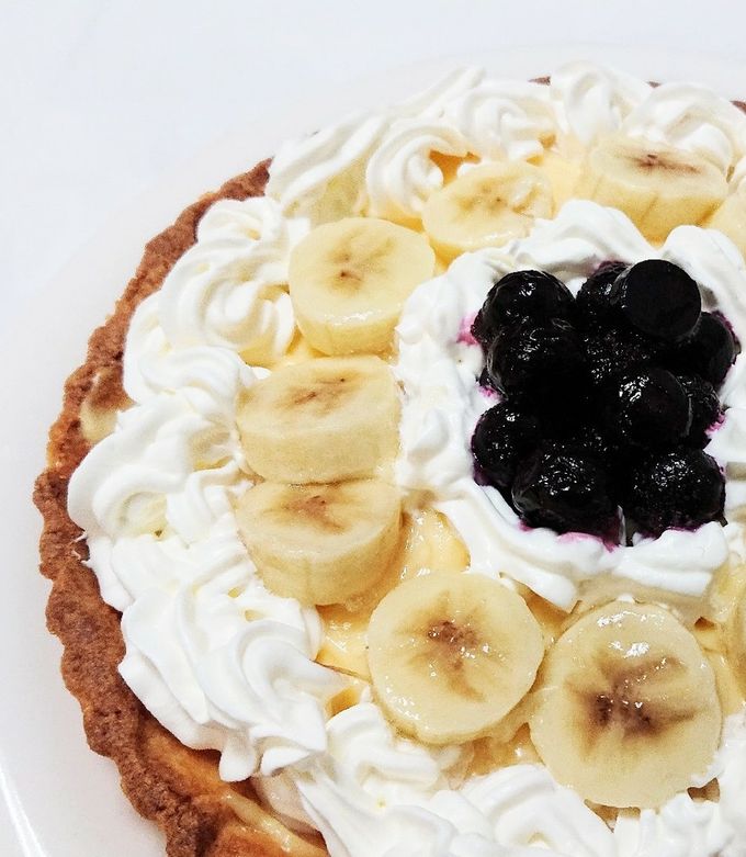 超絶美味い！ブルーベリーとバナナのタルト by ポチのにくきゅう