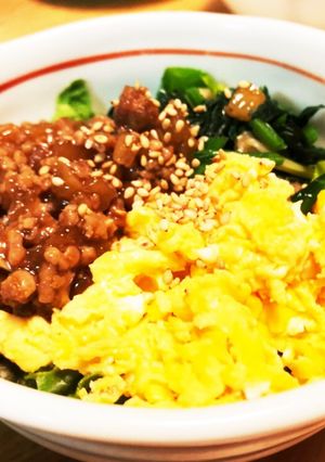 わたしんちの三色丼♡大根で旨みUP-レシピのメイン写真
