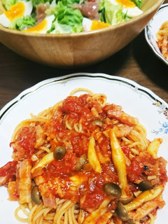 トマトソースパスタ-レシピのメイン写真