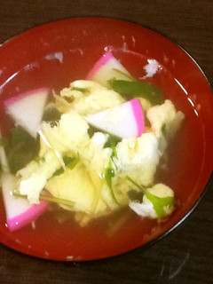 水菜と卵のお吸い物-レシピのメイン写真