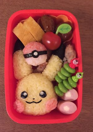 キャラ弁 ポケモンピカチュウ アレンジも-レシピのメイン写真