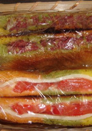 お弁当に！チーズdeホットサンド2種-レシピのメイン写真
