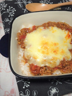 焼きカレー(キーマカレーで)-レシピのメイン写真