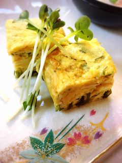 めかぶ入り卵焼き-レシピのメイン写真