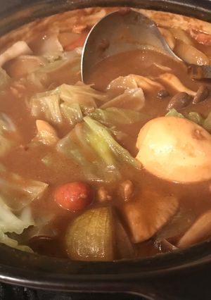 牛乳と味噌をたっぷり使って★絶品カレー鍋-レシピのメイン写真