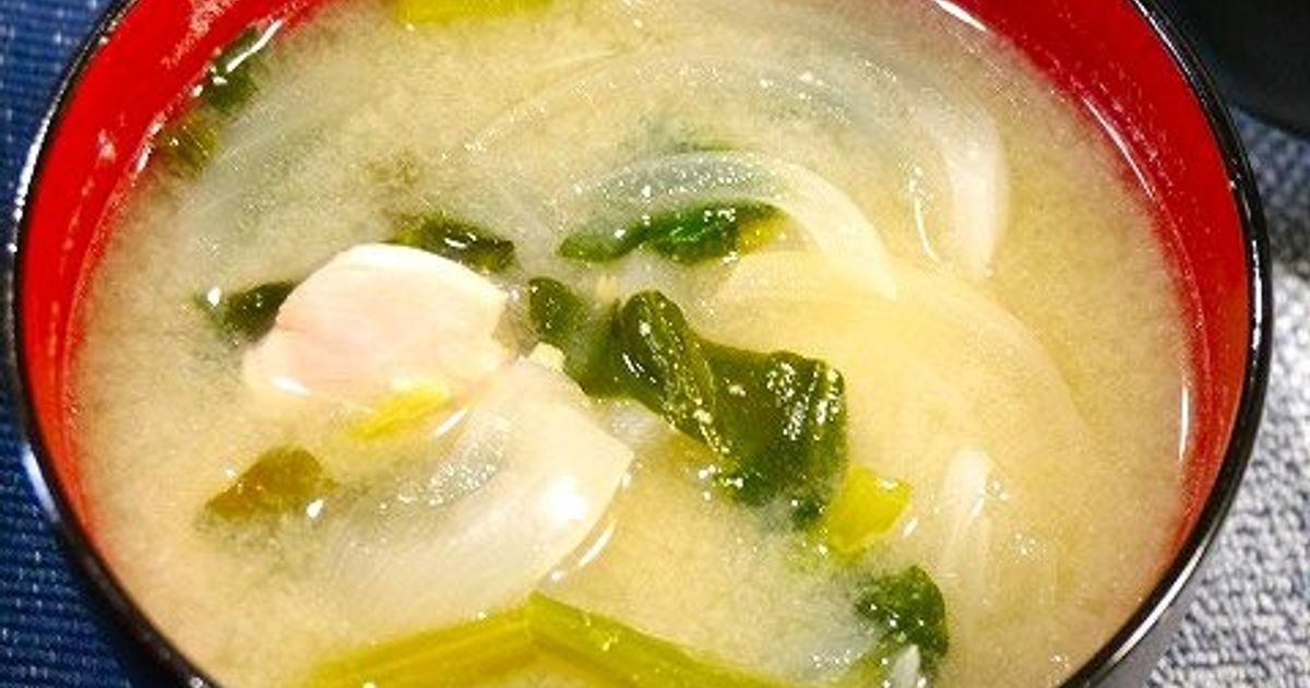 簡単！やせるお味噌汁☆ささみホウレン草 by だんどり亭