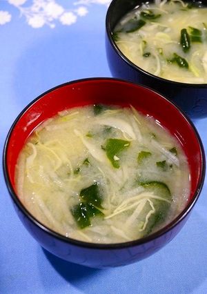 即席！やせるお味噌汁☆生野菜-レシピのメイン写真