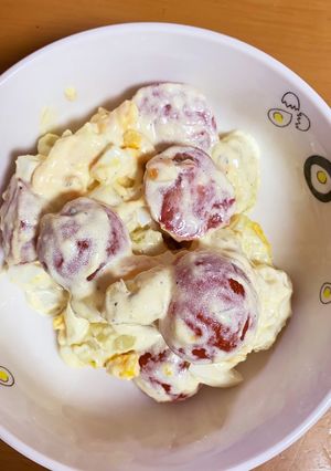 ジャガイモとミニトマトと卵のサラダ-レシピのメイン写真