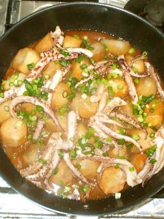 イカゲソと里芋の煮物♪簡単-レシピのメイン写真