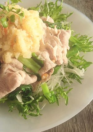 100 おろしも豚しゃぶサラダ仕立て-レシピのメイン写真