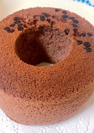 ココアシフォンケーキ-レシピのメイン写真
