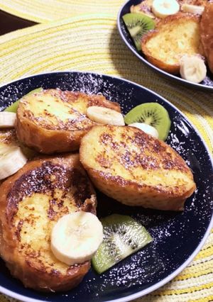 レンジで時短！絶品フレンチトースト！-レシピのメイン写真