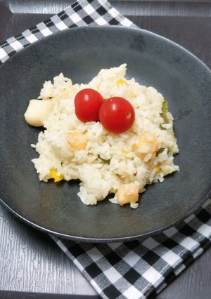 簡単♪炊飯シーフードピラフ-レシピのメイン写真