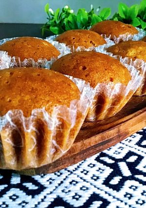 黒糖・チーズ入り蒸しカップケーキ-レシピのメイン写真