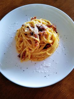 本場のカルボナーラ 炭焼き職人風-レシピのメイン写真