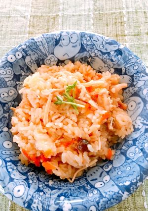 圧力鍋で時短 ツナの炊き込みご飯-レシピのメイン写真