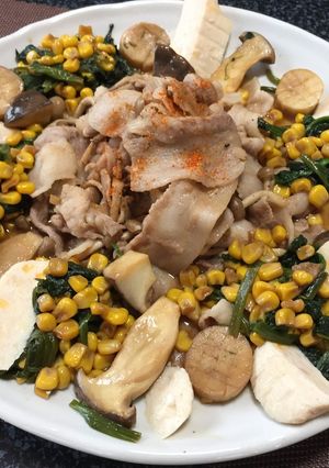 豚バラミックス醤油味サラダ風!(^^)!-レシピのメイン写真