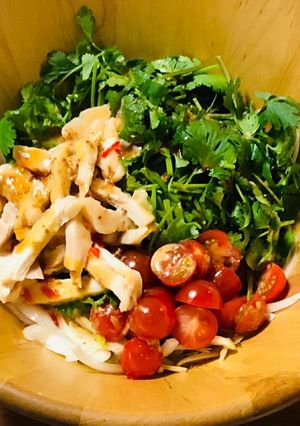 新玉ねぎとパクチーのタイ風サラダ-レシピのメイン写真