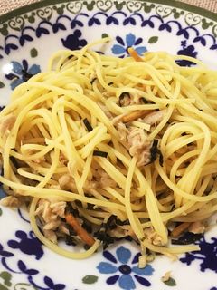 和えるだけ♪お茶漬けで簡単和風パスタ-レシピのメイン写真