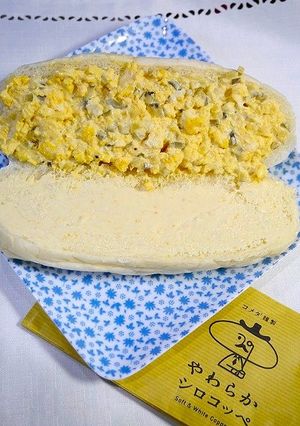 簡単！白コッペ☆タルタウめんたいサンド-レシピのメイン写真
