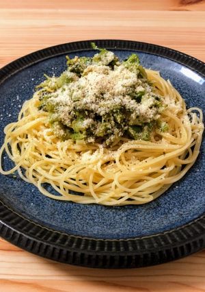ぐずぐずブロッコリーのシンプルなパスタ-レシピのメイン写真