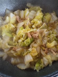 白菜とツナのやわらか煮-レシピのメイン写真