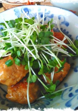 豆腐いり!簡単!「フワフワ鶏団子」-レシピのメイン写真