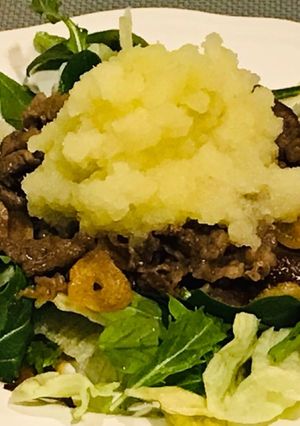簡単牛肉のポン酢炒め♫大根おろし乗せ-レシピのメイン写真