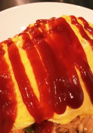 もち麦ごはんのオムライス #炊飯器2合-レシピのメイン写真